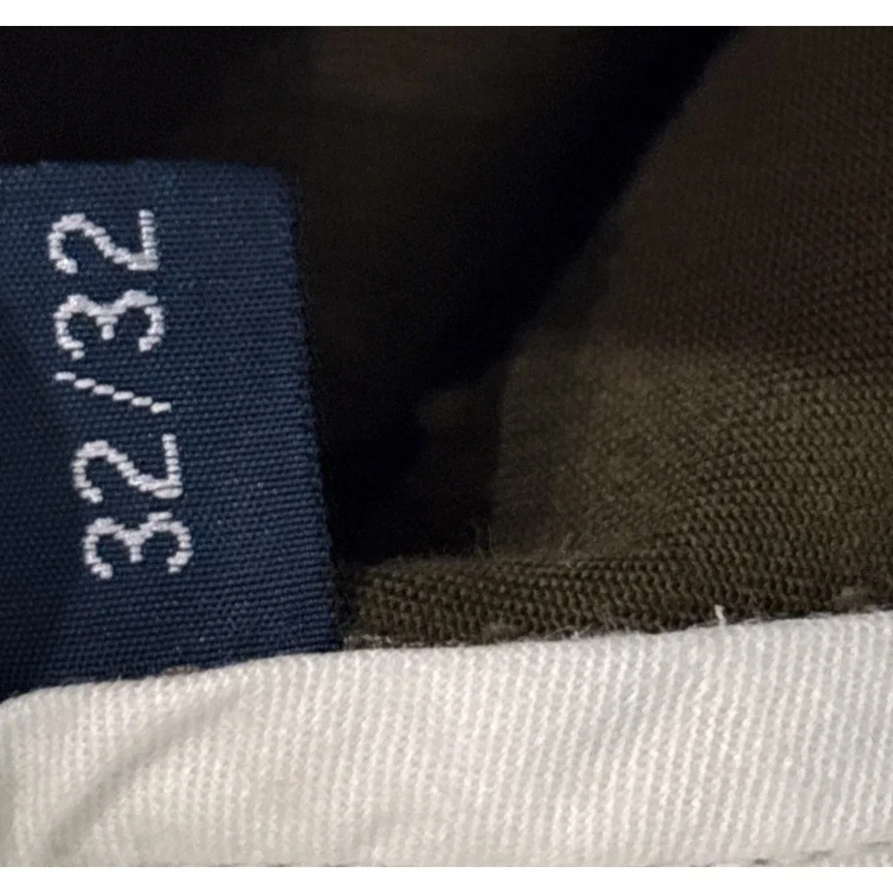 Polo Ralph Lauren Mens 32x32 (30X30) Prospect Chino Pants Olive Green Cotton